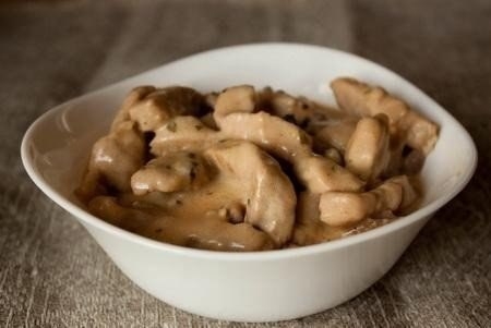 Куриный бефстроганов