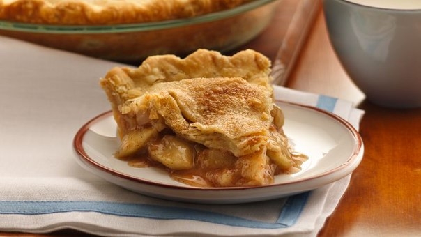 Пирог с лимоном и яблоками
