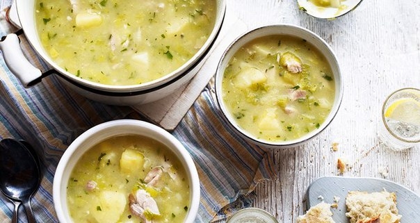 Картофельный суп с курицей