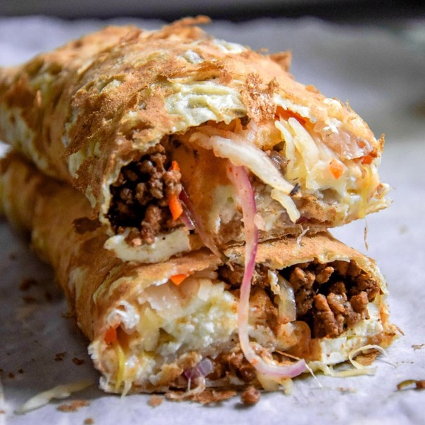 Ролл с говядиной и сыром