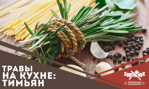 Травы на кухне: тимьян