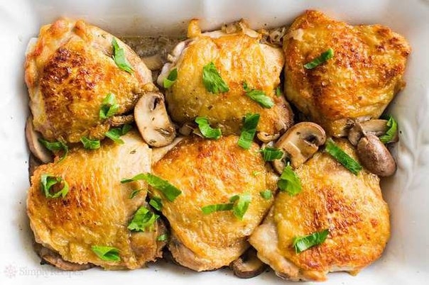 Курица с грибным соусом