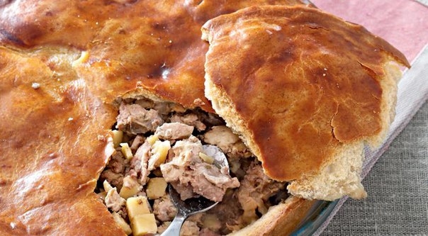 Пирог с говядиной, курицей и гусем Пирог с говядиной, курицей и гусем