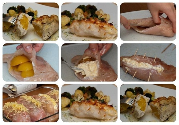 Фаршированные куриные грудки!