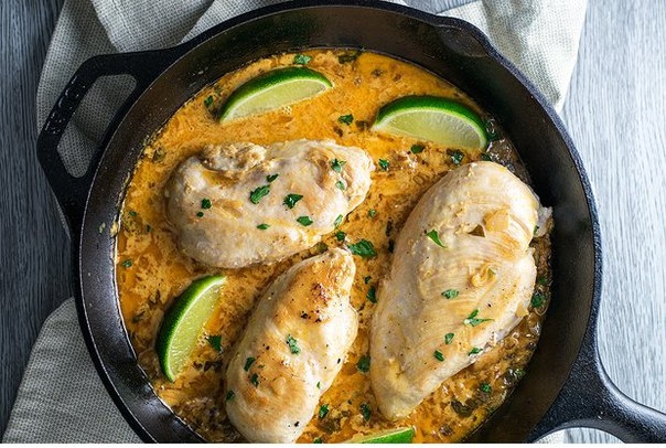 Курица с лаймом и кинзой Курица с лаймом и кинзой