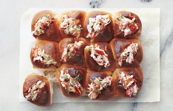 Булочки с крабовым мясом