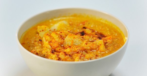 Картофель в мясной подливе