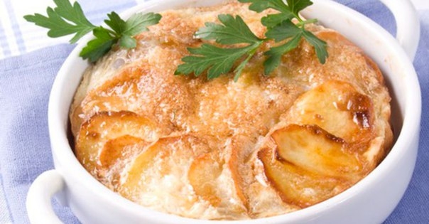Яичница с картофелем