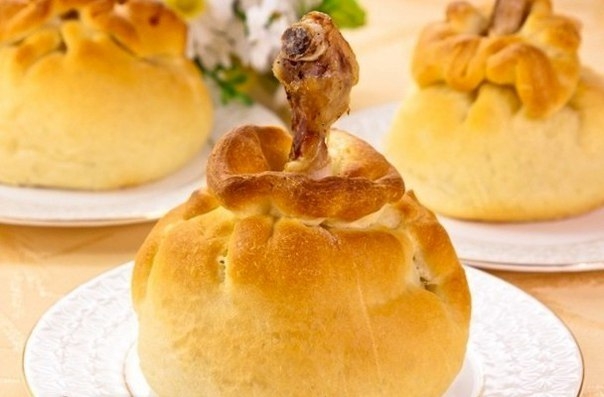 Куриная ножка в мешочке