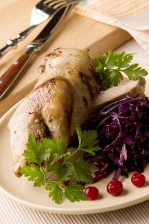 Жареная куропатка с пряностями