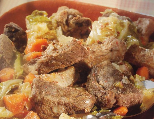 Рагу из баранины и стручковой фасоли
