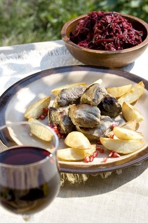 Свинина, маринованная в вине Свинина, маринованная в вине
