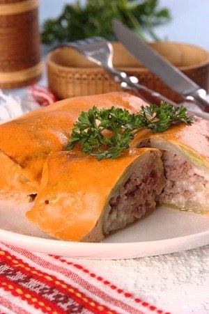 Мясные голубцы с рисом