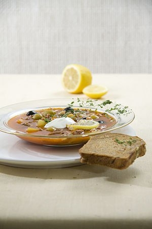 Солянка с грудинкой