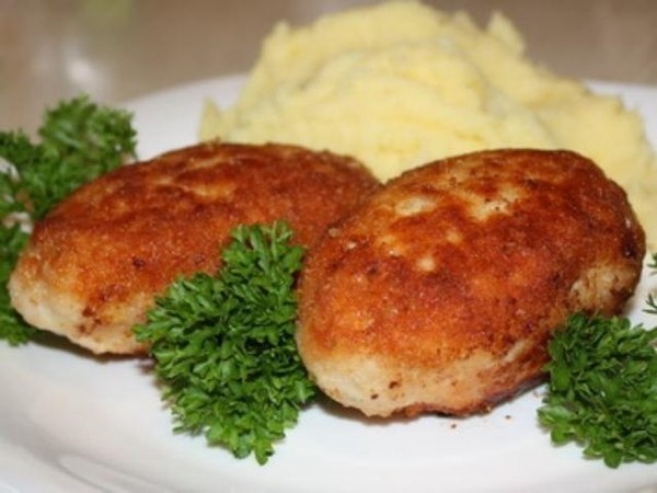 Шницель из курицы.