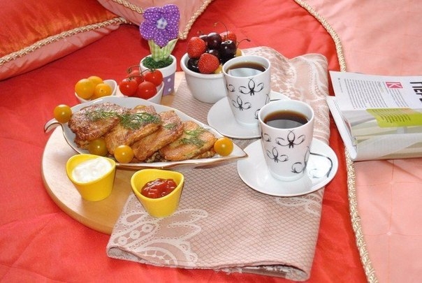 Вафли с курицей к завтраку Вафли с курицей к завтраку