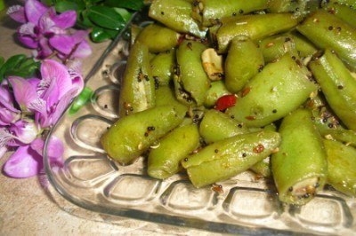 Пряная стручковая фасоль