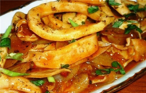 Кальмары, вкусно и быстро