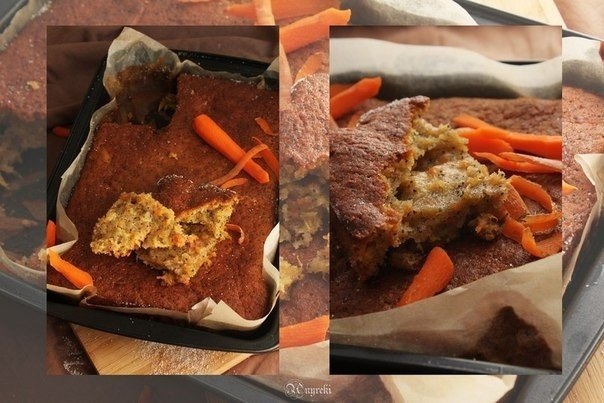 Морковный пирог с грейпфрутом и апельсином. Морковный пирог с грейпфрутом и апельсином.