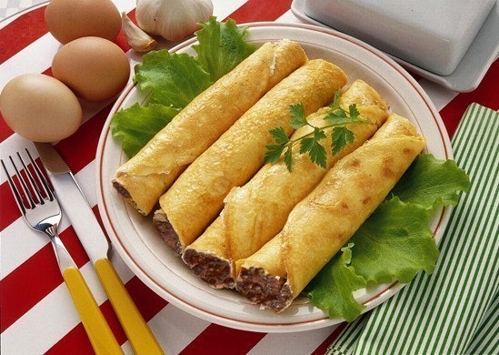 Очень вкусные блинчики с мясом. Очень вкусные блинчики с мясом.