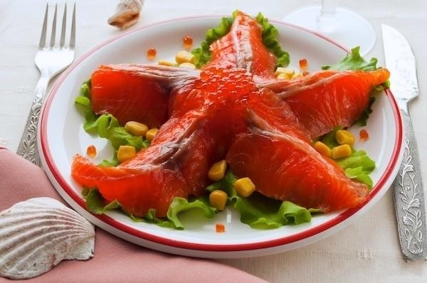 Рыбный салат &laquo;Морская звезда&raquo;