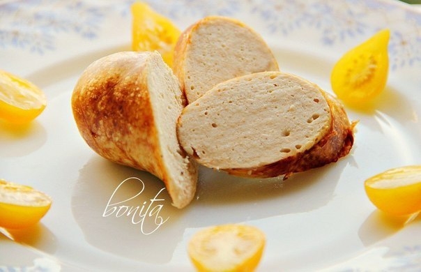 Домашние куриные сардельки