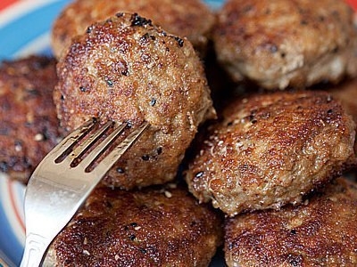 Куриные котлеты с куриными сердечками