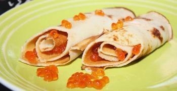 Блины с икрой Блины с икрой