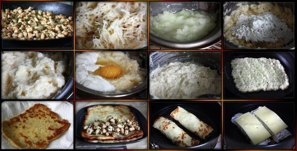 Картофельные драники с куриной начинкой