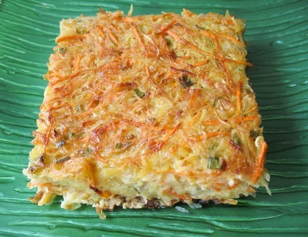 Овощной кугель (Еврейская кухня) Овощной кугель (Еврейская кухня)