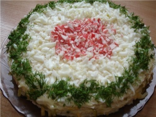 "Закусочный тортик". "Закусочный тортик".