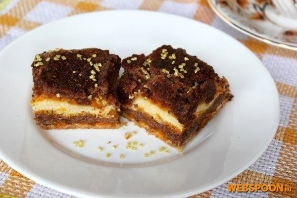 Тыквенное пирожное