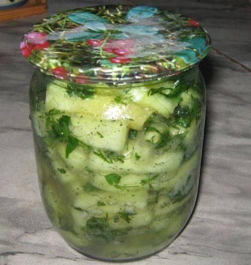Кабачки 'Как грузди'