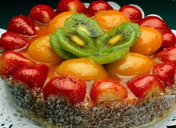 Торт 'Фруктовый рай'