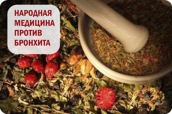 Народная медицина против бронхита.