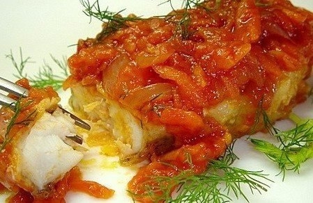 Невероятно вкусная рыба под соусом!