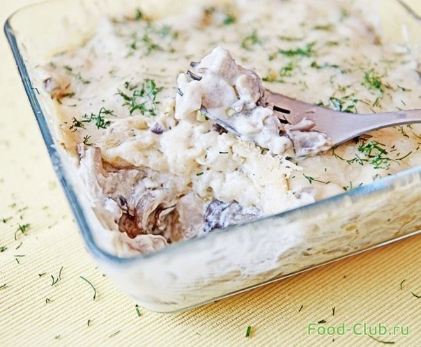 Вкуснейшие грибы в сметане от