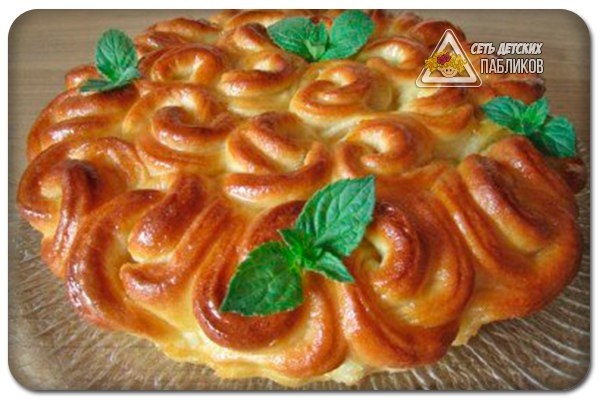 Пирог "Цветочная клумба"