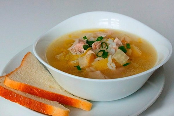 Суп рисовый с картофелем