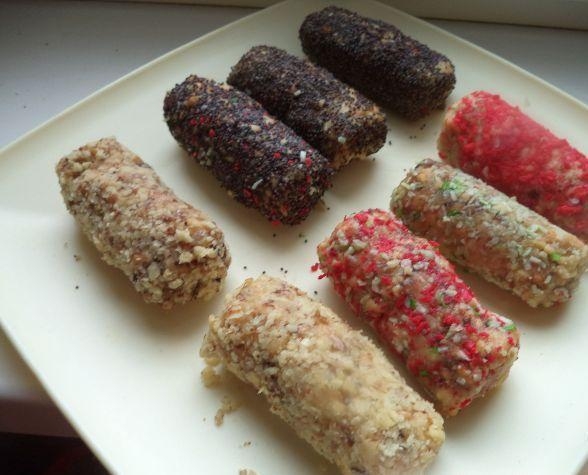 Пирожные "Картошка" из домашнего печенья.
