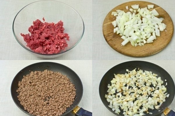 Греческий пирог с брынзой и мясом.