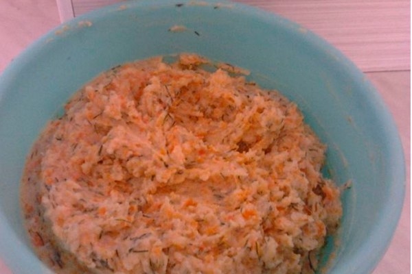 Картофельно-морковные котлеты.