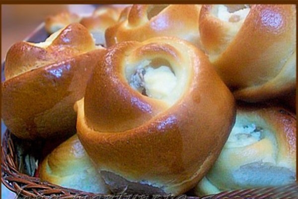 Ватрушки "Розочки".