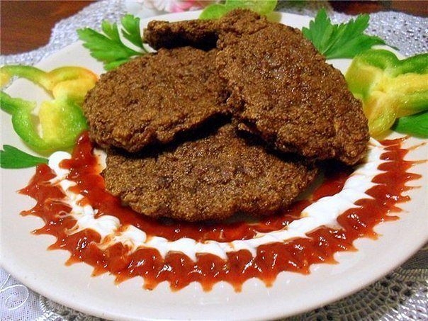 Нежные котлетки из печени