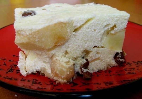 Творожная запеканка с яблоками в пароварке.