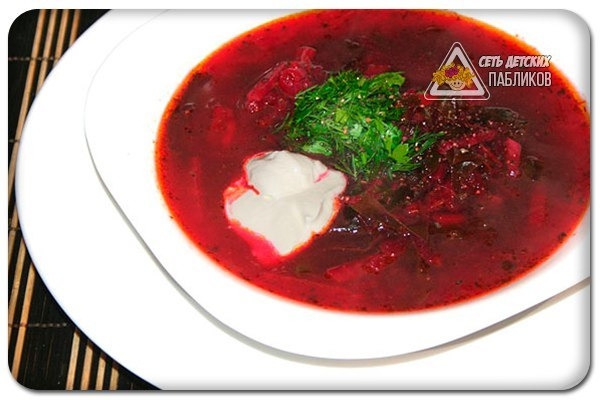 Свекольник рецепт классический с мясом.