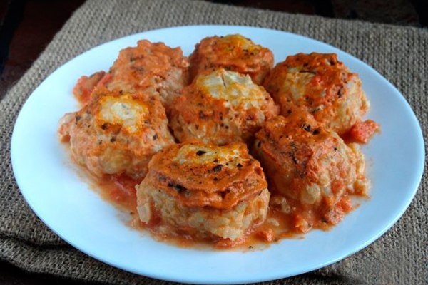 Сочные куриные тефтельки.