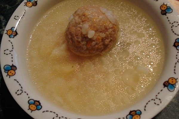 Фрикадельки из кролика для детей.