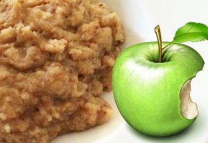 ФРУКТОВОЕ ПЮРЕ С РИСОВЫМИ ХЛОПЬЯМИ