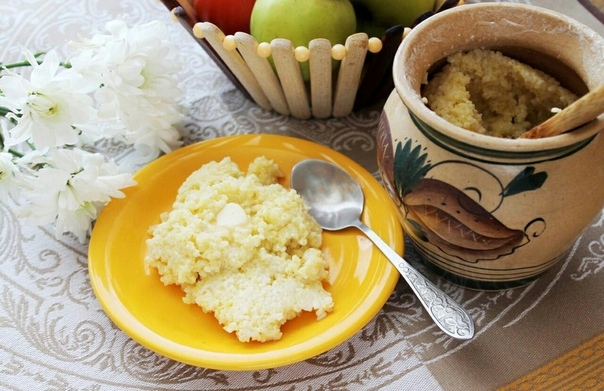 ПШЕННАЯ КАША НА МОЛОКЕ В ДУХОВКЕ В ГОРШОЧКЕ